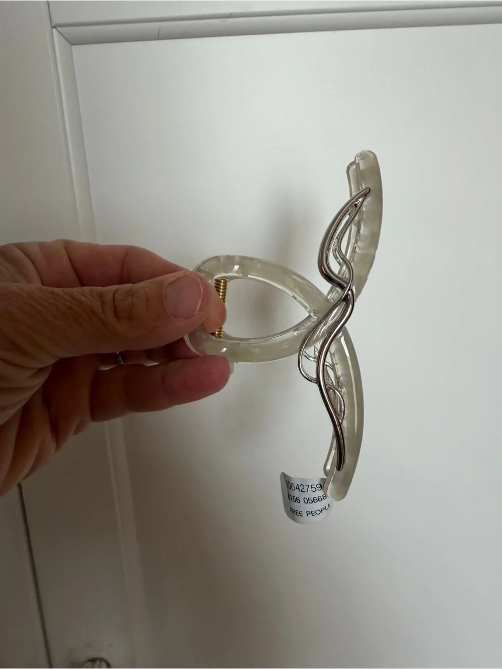 Free People clear plastic